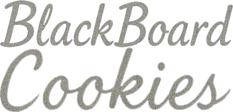 Blackboard Cookies